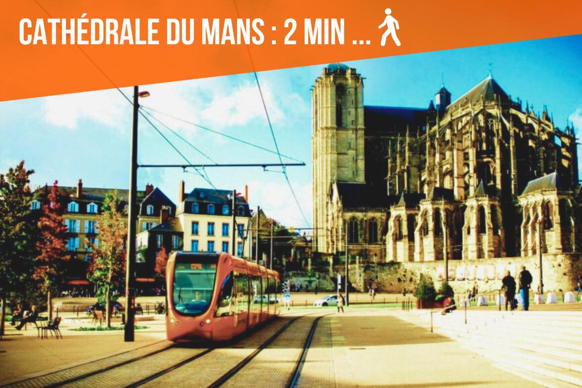 Le Mans City Sweet & Home - Climatise - Netflix - Wifi Fibre - Parking - Proche Circuit Des 24H & Centre-Ville - Accordhebergementconciergerie Esterno foto